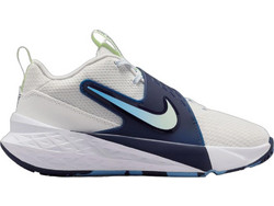 Nike Team Hustle D12 Παιδικά Αθλητικά Παπούτσια για Μπάσκετ Λευκά Navy Μπλε HF6279-104
