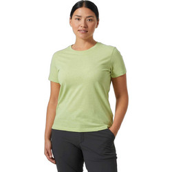Helly Hansen HH Tech Logo Γυναικείο Αθλητικό T-Shirt Πράσινο 63192-498
