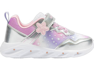Lelli Kelly Παιδικά Sneakers με Φωτάκια Ασημί Ροζ LKAL5635-AG01