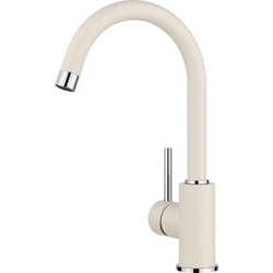 Blanco Mida 526966 Μπαταρία Κουζίνας Πάγκου Διπλής Παροχής Ανάμεικτη Λευκή
