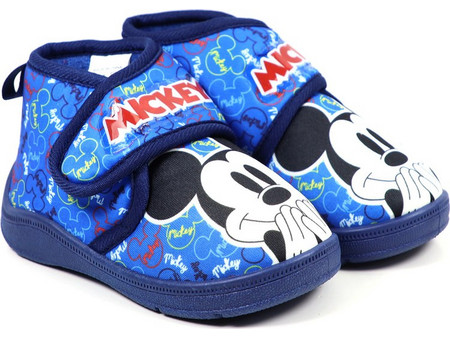 Silverlit Mickey Χειμερινές Παιδικές Παντόφλες Μποτάκια για Αγόρι Royal Blue 1538489