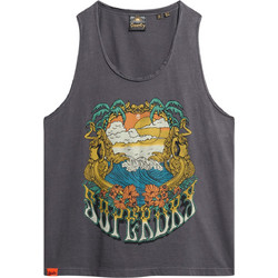 Superdry Γυναικείο Αθλητικό T-Shirt Ανθρακί W6012045A-00Q