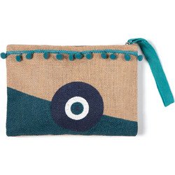 Silk Fashion Jute 4 Large Γυναικείο Νεσεσέρ 25x19cm Καφέ