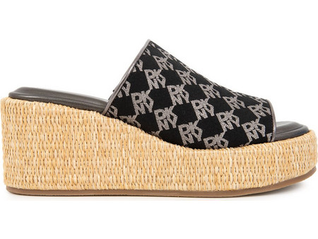 DKNY Conrad Καλοκαιρινές Γυναικείες Πλατφόρμες Χαμηλές Μαύρες K1596526