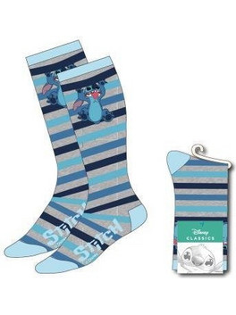 Cerda Lilo & Stitch Ανδρικές Κάλτσες Ψηλές με Σχέδια Γαλάζιες 2900002544