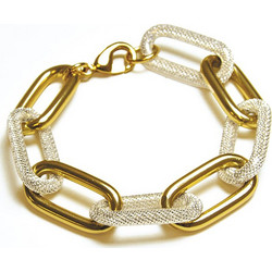 Farma Bijoux Γυναικείο Βραχιόλι Xρυσό & Ασημί 8057461380167