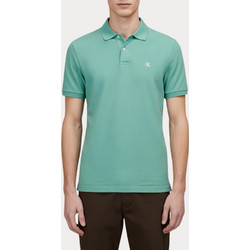 Calvin Klein Ανδρική Μπλούζα Polo Κοντομάνικη Τιρκουάζ LV040EM269-VFL