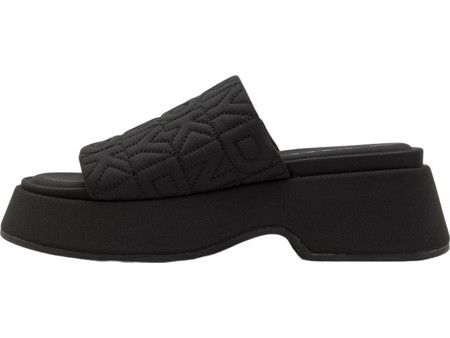 DKNY Καλοκαιρινές Γυναικείες Πλατφόρμες Χαμηλές Μαύρες K1416440-BLK