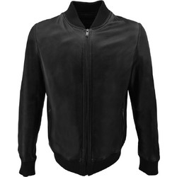 Leather 100 Ανδρικό Μπουφάν Χειμωνιάτικο Δερματίνη Μαύρο 08-M-DANIEL