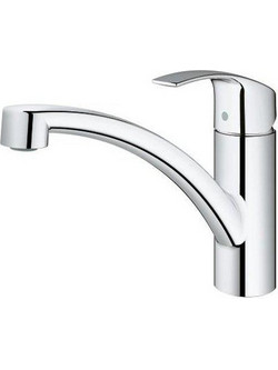 GROHE Eurosmart 33281003 Μπαταρία Κουζίνας Πάγκου Διπλής Παροχής Ανάμεικτη Inox
