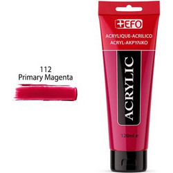 EFO 112 Primary Magenta Ακρυλικό Χρώμα Ζωγραφικής 120ml