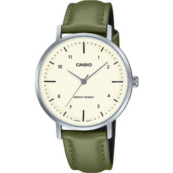 Casio Γυναικείο Ρολόι με Λαδί Δερμάτινο Λουράκι LTP-VT03L-3BV