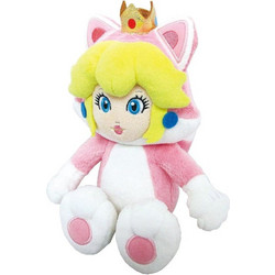 Sanei Super Mario Cat Peach 22cm
