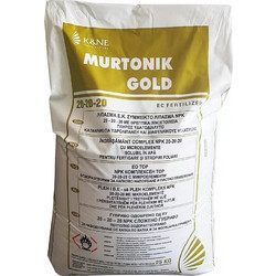 Κ&Ν Ευθυμιάδης Murtonik Gold Κρυσταλλικό Υδατοδιαλυτό Λίπασμα 20-20-20 25kg