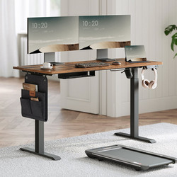 Vasagle Gaming Γραφείο Ξύλινο Ρυθμιζόμενο Ύψος 140x60x120cm LSD174KD01