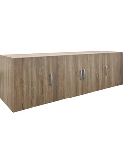 Pakoworld Τετράφυλλο Πατάρι Ντουλάπας Alvia Sonoma 200x51x60cm 383-000172