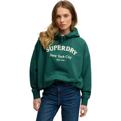 Superdry Γυναικείο Αθλητικό Φούτερ με Κουκούλα Πράσινο W2012575A-GCI