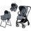 Peg Perego Switch Flex Lounge SLK Modular Καρότσι Μωρού 3 σε 1 Nordic Blue