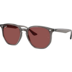Ray-Ban RB4306 687375 Ανδρικά Γυαλιά Ηλίου Τετράγωνα Κοκάλινα Μαύρα με Καφέ Φακό