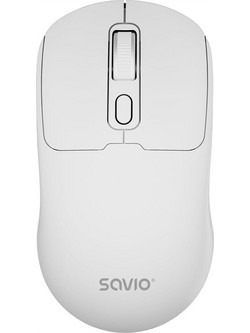 SAVIO MB-05 Ασύρματο Bluetooth Ποντίκι White
