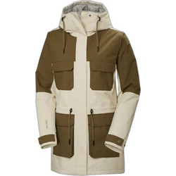 Helly Hansen Γυναικείο Μπουφάν Χειμωνιάτικο Παρκά Μακρύ Εκρού 54456-34