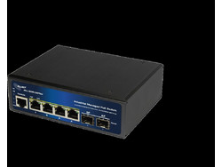 ALLNET ALL-SGI8106PMJ-BT Managed L2 Switch με 4 Θύρες Ethernet 1000Mbps και 2 SFP θύρες