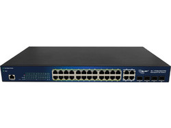 ALLNET ALL-SG8428V2PM Managed L2 Switch με 24 Θύρες Ethernet 1000Mbps και 4 SFP θύρες