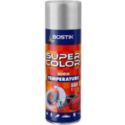 Bostik SUPER COLOR HIGH TEMPERATURE Σπρέι Βαφής Μαύρο