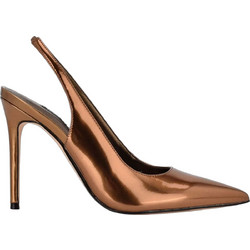 Nine West FEATHER3 Γόβες Slingback Λουστρίνι με Τακούνι Στιλέτο Μπρονζέ FEATHER3-75-750