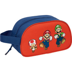 Safta Super Mario Mamma Mia 812608248 Παιδικό Νεσεσέρ Ταξιδίου 26x12x15cm Navy Μπλε