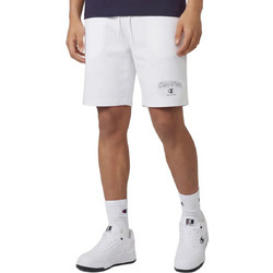 Champion Ανδρική Βερμούδα Υφασμάτινη Λευκή 222406-WW001