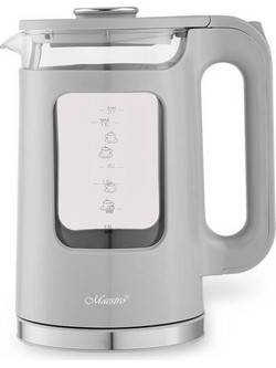 Feel-Maestro MR-065 Γυάλινος Βραστήρας 1.7lt 2200W Γκρι