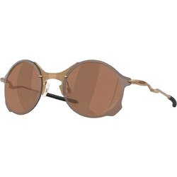 Oakley OO6026 04 Ανδρικά Γυαλιά Ηλίου Στρογγυλά Μεταλλικά Χρυσά με Καφέ Φακό