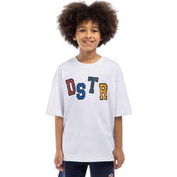 District75 Παιδικό T-Shirt Κοντομάνικο Λευκό 126KBSS-709-091