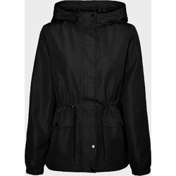Vero Moda Γυναικείο Μπουφάν Παρκά Κοντό Αδιάβροχο Μαύρο 10332482