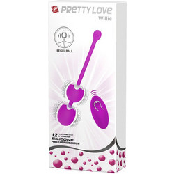 Pretty Love Willie Κολπικές Μπάλες με Δόνηση Μωβ