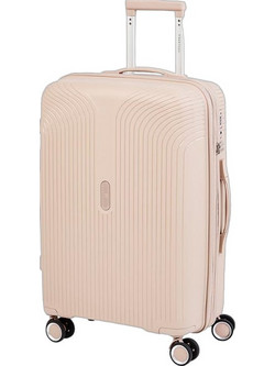 Bartuggi 724-01.51 Βαλίτσα Καμπίνας 56x38.5x22cm με 4 Ρόδες Μπεζ