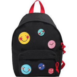 Lyc Sac Smiles Σχολική Τσάντα Πλάτης Νηπιαγωγείου Μαύρη 42773