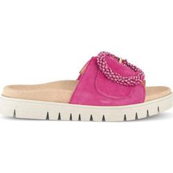 Gabor Γυναικεία Σανδάλια Suede Ανατομικά Φούξια 63745N-10