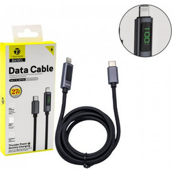 Takemore BA10CL Braided USB-C to Lightning Cable 27W 1.2m Black