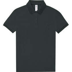 B&C Collection Γυναικεία Μπλούζα Polo Κοντομάνικη Σκούρο Κυπαρισσί PW463