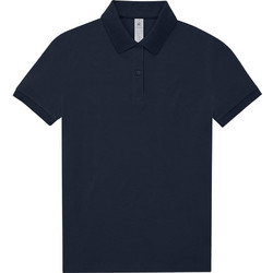 B&C Collection Γυναικεία Μπλούζα Polo Κοντομάνικη Navy Μπλε PW461