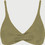 Funky Buddha Bikini Top Τριγωνάκι Χακί FBL013-103-16T