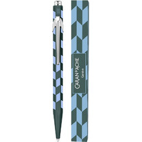 Caran d'Ache 849 Mosaic Green Στυλό Διαρκείας Μαύρο
