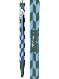 Caran d'Ache 849 Mosaic Green Στυλό Διαρκείας Μαύρο