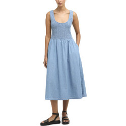 Barbour Midi Καλοκαιρινό Καθημερινό Φόρεμα Γαλάζιο LDR0982-BL27