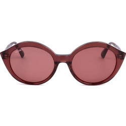 Max & Co MO0030 81Y Γυναικεία Γυαλιά Ηλίου Στρογγυλά Κοκάλινα Καφέ με Ροζ Φακό