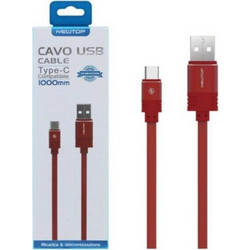 Newtop CU17 USB-A to USB-C 1m Red