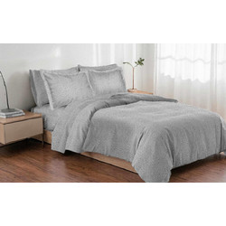 Linea Home Σετ Σεντόνια Μονά 160x260 262 Γκρι