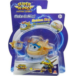 Just Toys Super Wings Electric Heroes Stunt & Pull Back Golden Boy